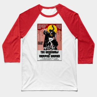 the Werewolf vs Vampire Woman Baseball T-Shirt